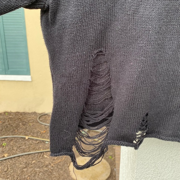 Distressed cropped Hoodie Sweater H&M divided L - Picture 5 of 9